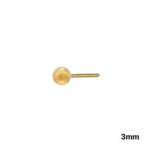 [새미쥬얼리]18k 새미볼 일자침 귀걸이 3mm한쌍(2개)