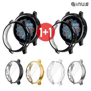 [세트] 갤럭시워치6 워치5 프로 40mm/44mm/45mm 풀커버 TPU 지문인식 슬림 보호 케이스