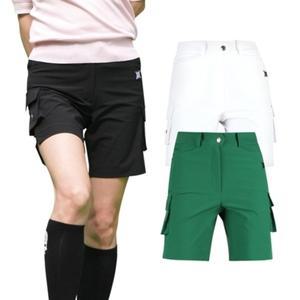 보스케 여성 여름 골프웨어 골프 립밴딩 카고 랩 반바지 L030523W059