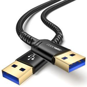 [코드웨이] USB 3.0 A타입 A to A 케이블 0.5m외