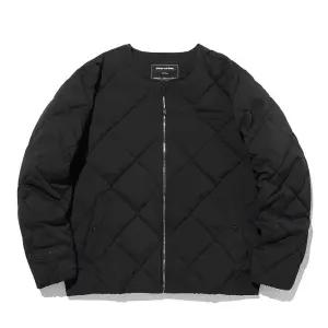 [인터크루]경량 넥리스 다이야 퀄팅 점퍼 ITX4UO03GBK1_CC