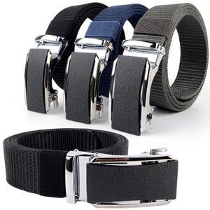 GW 솔리드 남성 자동 벨트 청바지 작업복 남자 캐주얼벨트 43인치 빅사이즈 혁띠 아웃도어 골프 허리띠