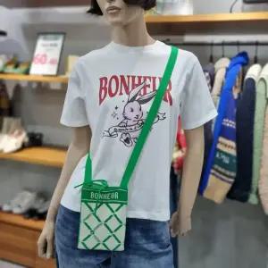 시슬리/애플아울렛/자카드 니트 미니 크로스 백/SCBG03311