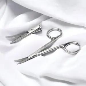 성형/안과용 곡선 가위 11CM (13-168) 아이이스 시저 커브 상처치료 의료용기구 의료용겸자 의료용핀셋