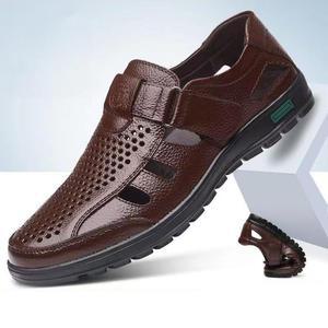 가죽 슬리퍼브랜드 샌들 남성 아웃도어 캐주얼 신발