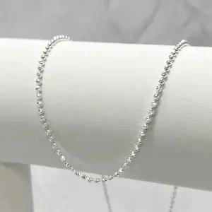 925 실버 은 목걸이 커팅 볼 체인 M-APN001