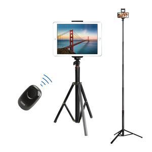 rozet 스마트폰삼각대 아이패드거치대+리모컨 RX-5585 매직스탠드 리모컨 카메라삼각대 DSLR삼각대