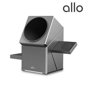 알로코리아 Qi2 프로 3in1 트랜스 폼 고속 무선 아이폰 에어팟 애플워치 충전기 UC320QI2