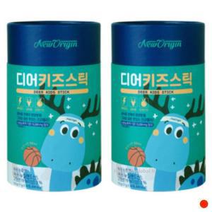 뉴오리진 디어키즈스틱 오렌지맛 녹용 젤리 2개월분