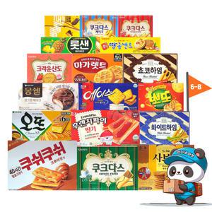 [ 판다네 마켓 ] 육만 과자 B세트 회사 사무실 탕비실 세미나 학교 학생 어린이 대용량 간식 스낵 다과 과자선물세트