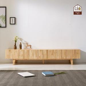 [다하미가구]오시리아 2000 LPM 원목 tv다이 거실장 고무나무 네추럴