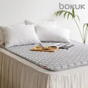 보국 전기장판 침대용 2인용 전기 온열 매트 장판 에어셀 워셔블 그레이홀릭