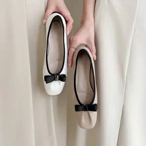 [롯데백화점]소보 띠베스 소가죽 리본장식 플랫 2cm 4cm