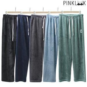 [핑크룩]남성용 가을겨울 따뜻한 고급 수면잠옷 바지 파자마1P/택1