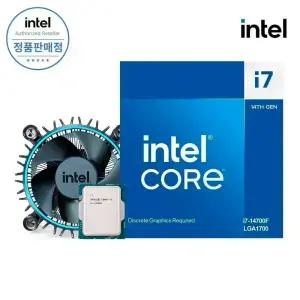 인텔 CPU 코어 i7-14세대 14700F 랩터레이크 리프레시