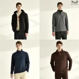 [NnF] 남성 후리스집업 SET (집업+반집업)