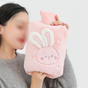 귀여운 커버 워터 손난로 찜질 캐릭터 포켓 보온 물주머니 1L/2L 선택