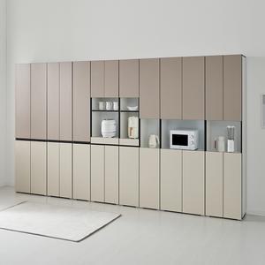 레피네 수납장 전자렌지 주방정리 밥솥렌지 부엌장 비스포크