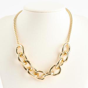 루프목걸이 빅사이즈 빈티지 볼드체인 파티룩