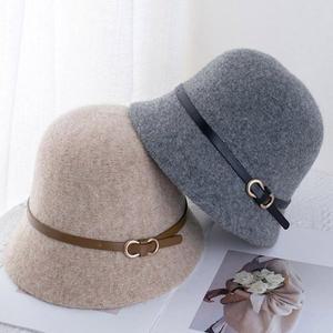 [기타]여성 울 버킷햇 방한 겨울 니트모자 포근한 벙거지 (WFGIDE0)