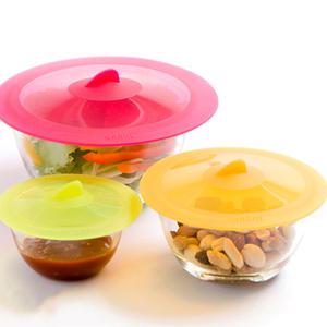 전자렌지 그릇 덮개 세트 실리콘 접시 뚜껑 밀폐 남은 밥 공기 덥개