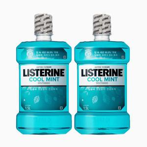 리스테린 쿨민트 1500ml 2개
