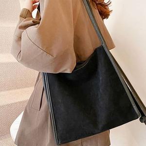 [기타]스웨이드숄더백 빅사이즈 사각 악보가방 직장인