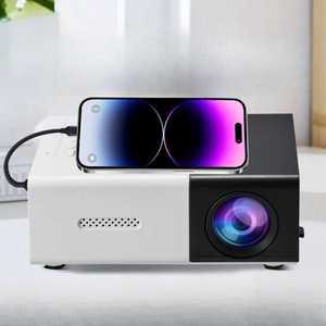 LED 빔 프로젝터 홈씨어터 소형 영사기 고해상도 1080P