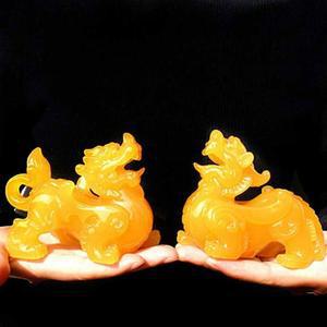 행운 옥장식 비휴 조각상 전통 사업운 삼재 재물복 재물운 염주