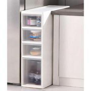 냉장고 틈새장 140 4단 주방 틈새 수납 장 서랍 빌트인 하나 슬라이등 슬림 슬림주방