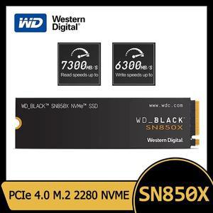 Western Digital WD SN850X SSD 1TB 2TB NVMe Gen4 PCIe M.2 2280 4.0X4 드라이브 PS5 데스크탑용 내부 ss