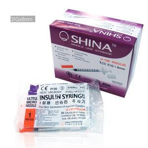 신아 인슐린 주사기 1CC (31G X 8MM) 100개 - 1ML