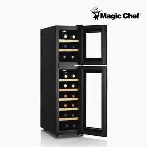 매직쉐프 MEW-18DB 와인 셀러 냉장고 48L 18병 가정용 미니 소형 저장고