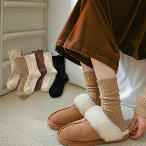 6켤레SET 소프트꽈배기니트양말 여성용