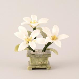 N 릴리 꽃 미니 옥꽃 조화 생화같은 화분 인테리어 비취