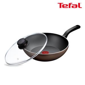 테팔 인덕션 라이트쿡 웍 28cm+유리뚜껑 28cm