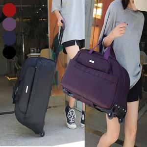 바퀴달린 보러블스턴백 휠캐리어 여행 짐가방 수납 손잡이