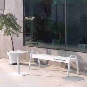 포토존 철제 벤치 업소용 촬영 조형물 테라스 정원