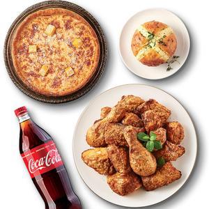 [굽네치킨]고추바사삭+시카고피자+바게트볼+콜라1.25L