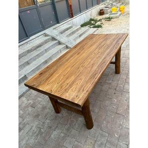 상판 통원목식탁 8인용 책상 인테리어 원탁45X21높이45 회의 테이블 21 기타 식탁