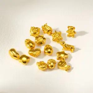 [한국금다이아몬드] 순금 행운 콩알금 미니 금테크 골드바 금콩알 1g