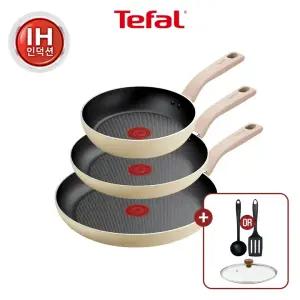 [테팔] 데이지 인덕션 3종(팬20+팬24+팬28)+우드뚜껑24+비앤비뉴 조리도구