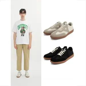 [알파슈]예일 레더 스니커즈