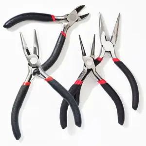 DIY 비즈 공구 4종세트  평집게 롱 라운드 커팅) 악세사리만들기 쥬얼리공예 공예공구 DIY도구