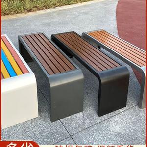 공원의자 스텐 벤치 회색 스툴 나무 광장 자형 의자 높이