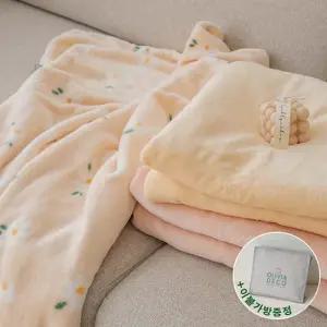 [올리비아데코] [가방포장] 이지코지 밍크 극세사 담요(75X100)