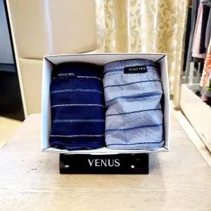 [대구백화점] [비너스]면 선염체크 남성 삼각팬티 2종세트(VMP4197 GR GY)