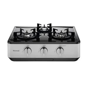 [린나이](김해점)[신세계 김해] 린나이 AA 가스레인지 3구 자동점화_매트그레이 RTR-W3200