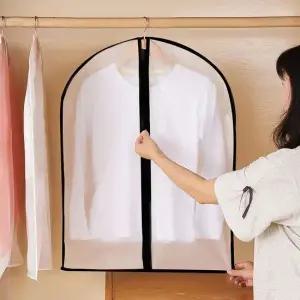 옷커버 5p 60x80cm 세탁소 보관 옷비닐 정장 옷비닐 옷덮개 먼지방지 양복 옷보호