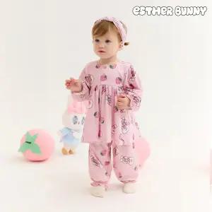 [에스더버니리틀] 스윗베리피치웜파자마세트